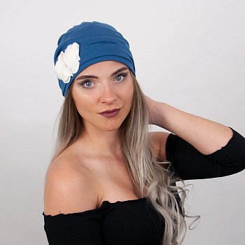 Dámska čiapka Livia-AT2 modrá