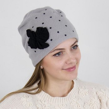 Dámska čiapka Lilitesa šedá