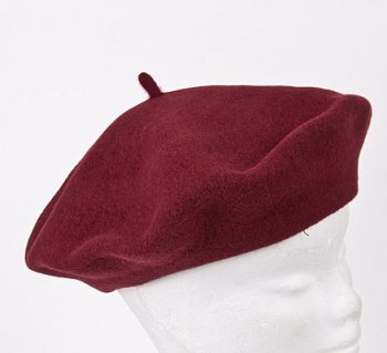 Dámsky baret Flora 12,5 vínová