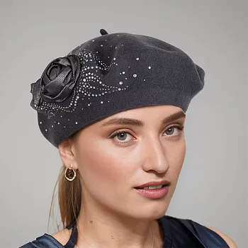 Vlnený baret Perla