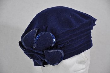 Dámsky baret Honorata modrá