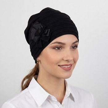 Dámska čiapka Else cotton čierna