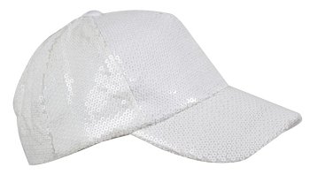 Lesklá šiltovka 1023412H biela