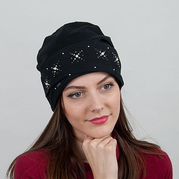 Dámska čiapka Koldi čierna dámska