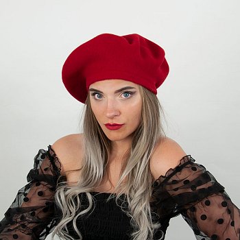 Dámsky baret Flora 12,5 fialovýmelier