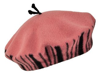 Vlnený baret Fiberiton lososová 