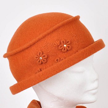 Dámsky klobúk Flaveta-Hat oranžová