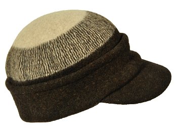 Vlnená čiapka Olgesani hnedá