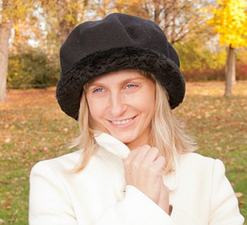 Dámsky baret Faluxa čierna