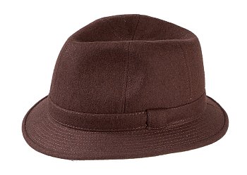 Klobúk pánsky šitý C-1-222 hnedá 56