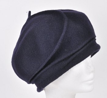 Dámsky vlnený baret Fribosani tmavomodrá(navy)