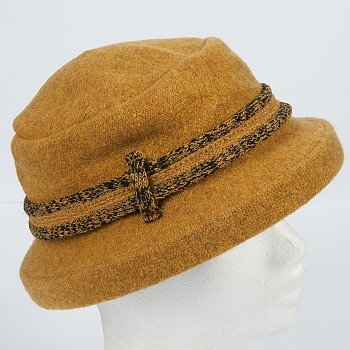 Dámsky okrový klobúk Orsalino